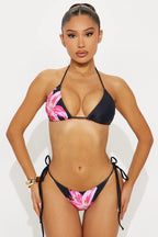 Bikini pareo üçlü takım