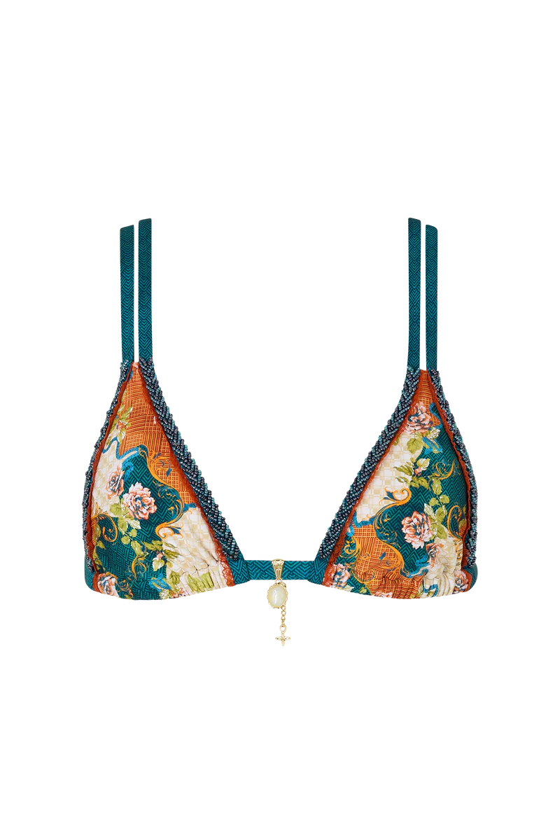Firuze biyeli bikini takim