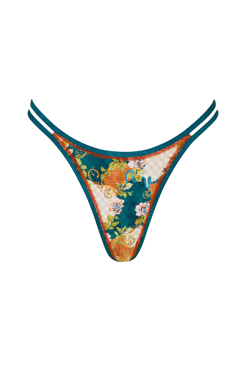 Firuze biyeli bikini takim